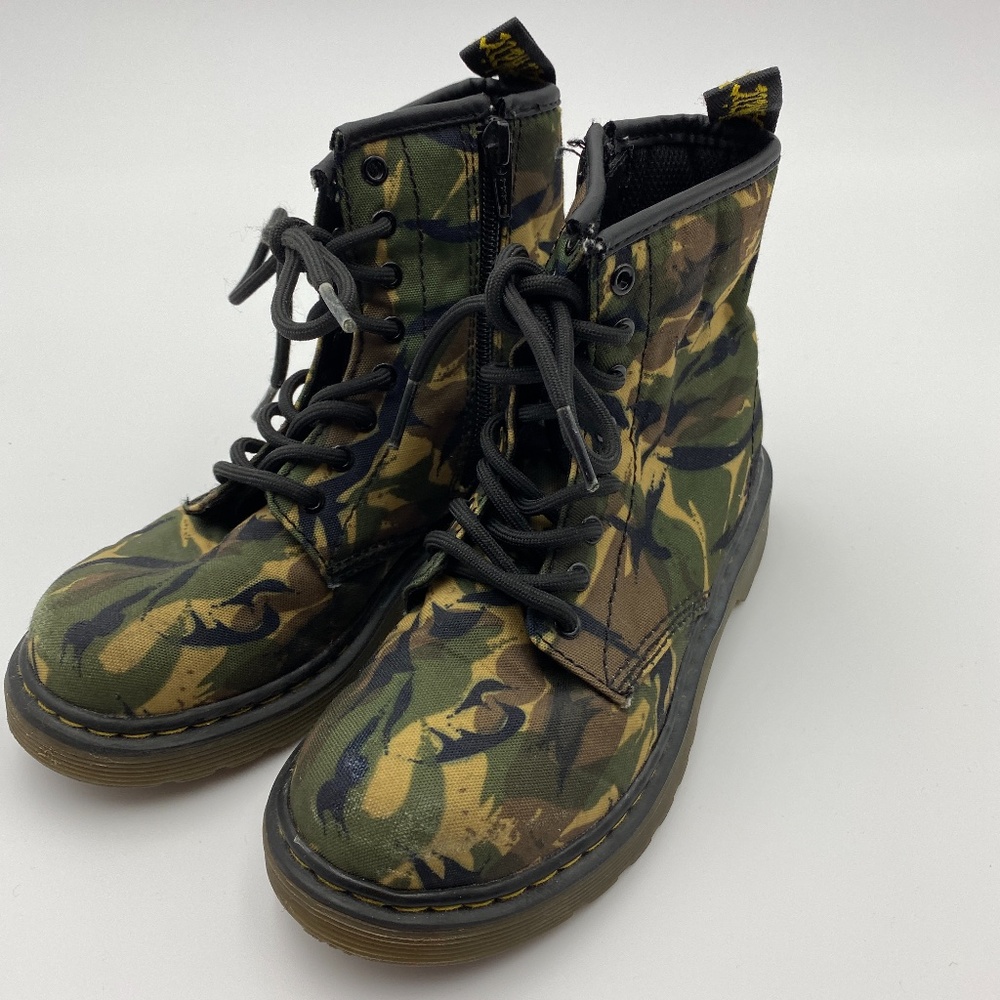 Dr. Martens Brooklee British Camo Print Boots